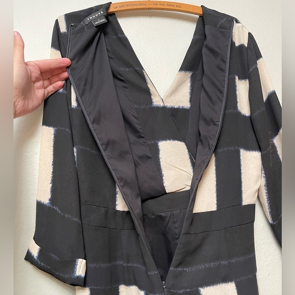 Trouvé sz 6 Plaid Surplice Romper - Picture 4 of 9